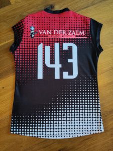 Wedstrijdshirt dames achterkant
