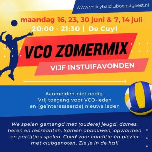 Flyer VCO Zomermix 2025