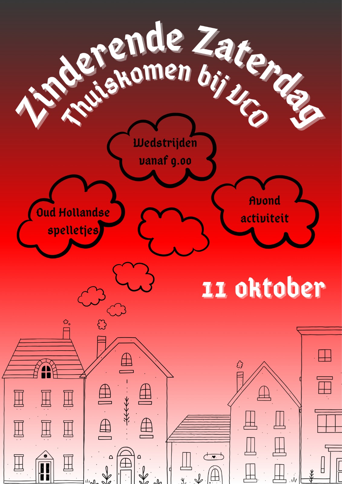 Poster Zinderende Zaterdag 11 oktober 2025